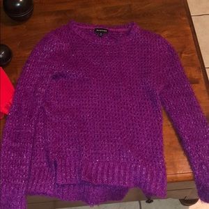 Purple sweater